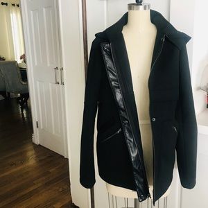 Fabletics Pelli Fleece Lined Coat Black